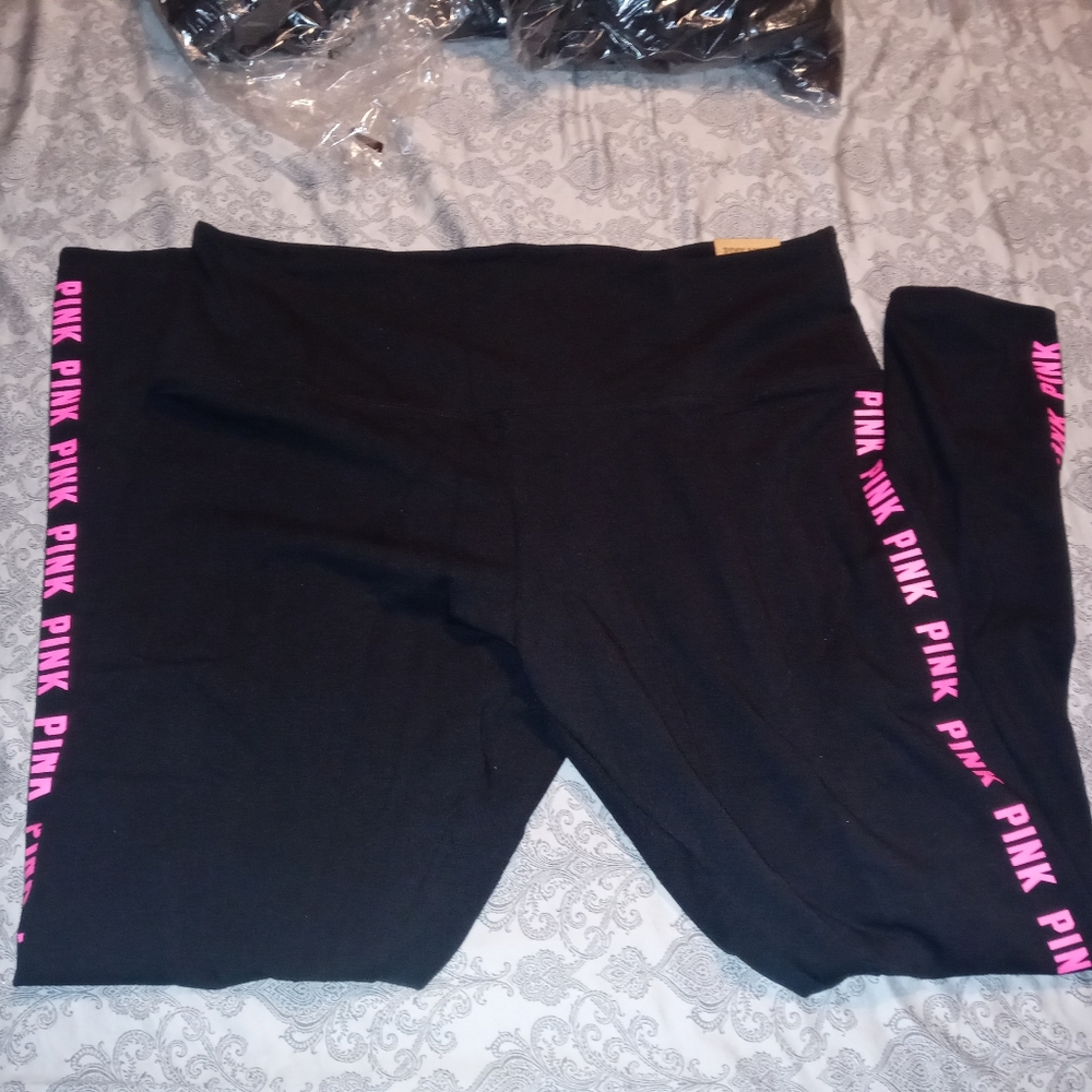 Pink by Victoria secret xxl black high waist legging